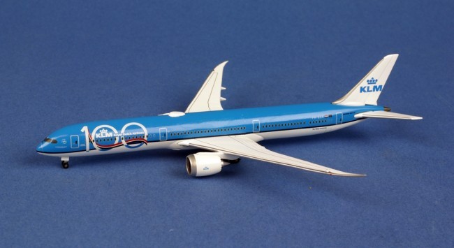 Miniature Herpa Wings KLM Boeing 787-100 Dreamliner 100th Anniv PH-BKA