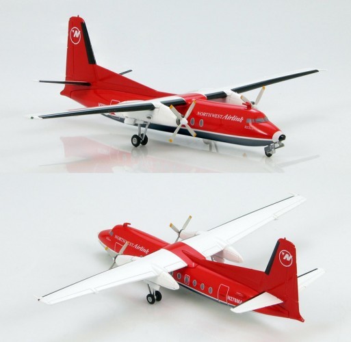 Miniature HobbyMaster Fokker F-27 Friendship Northwest Airlink N278MA-