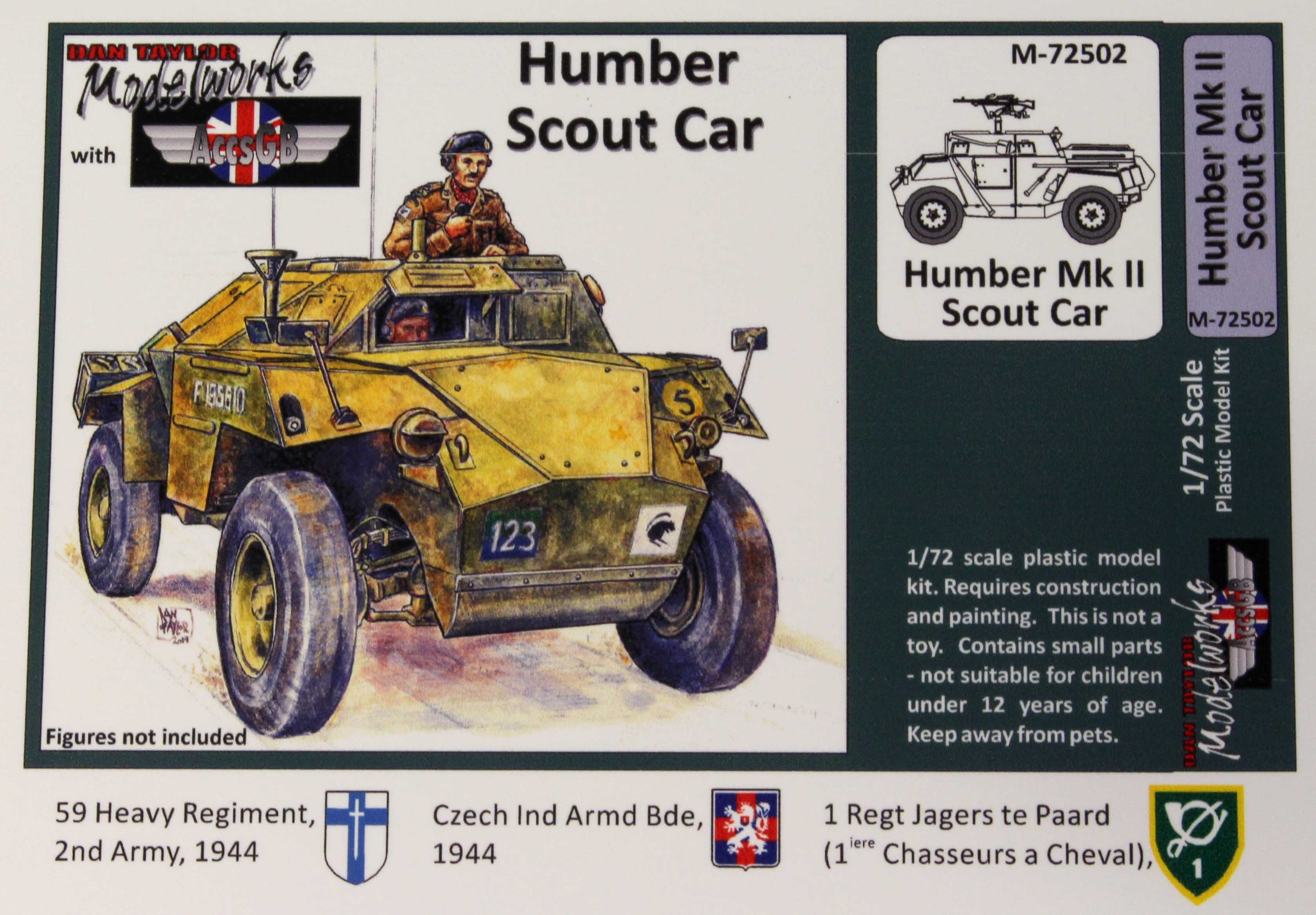 Maquette AGB Humber Scout Car Mk.II-1/72 - Maquette militaire