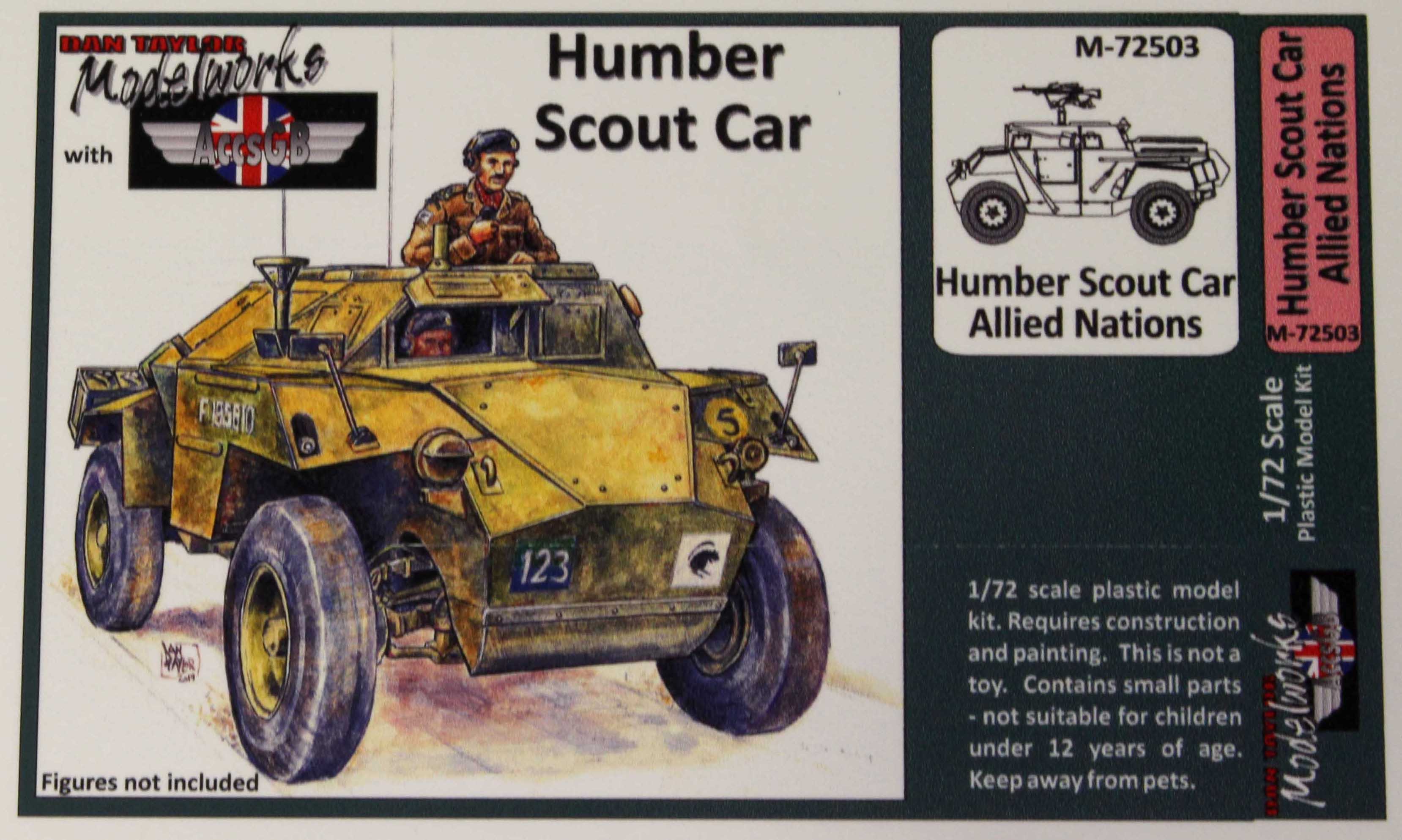 Maquette AGB Humber Scout Car Mk.I / II Allied Nations-1/72 - Maquette