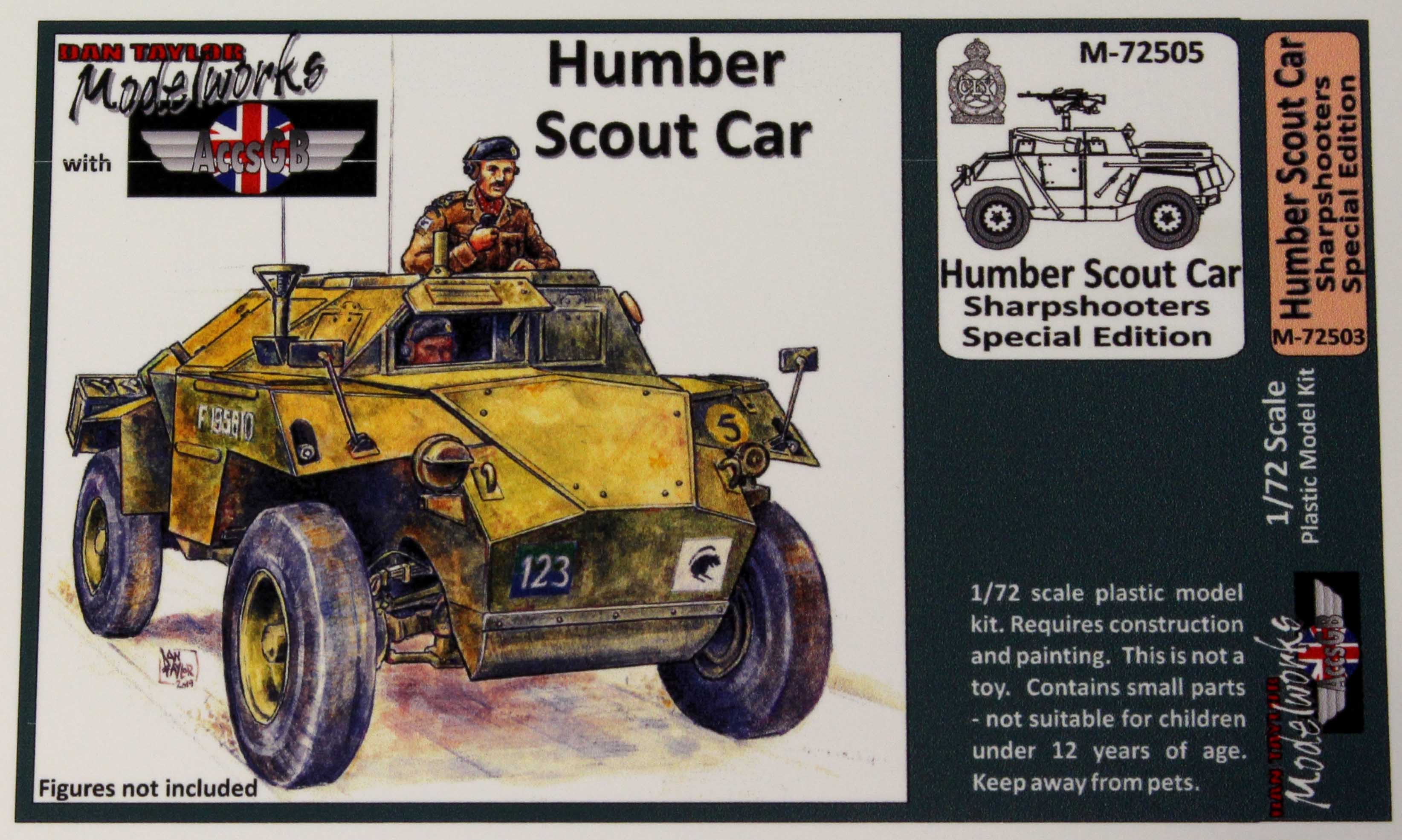 Maquette AGB Humber Scout Car Mk.I / II Sharpshooter's regiment (Speci