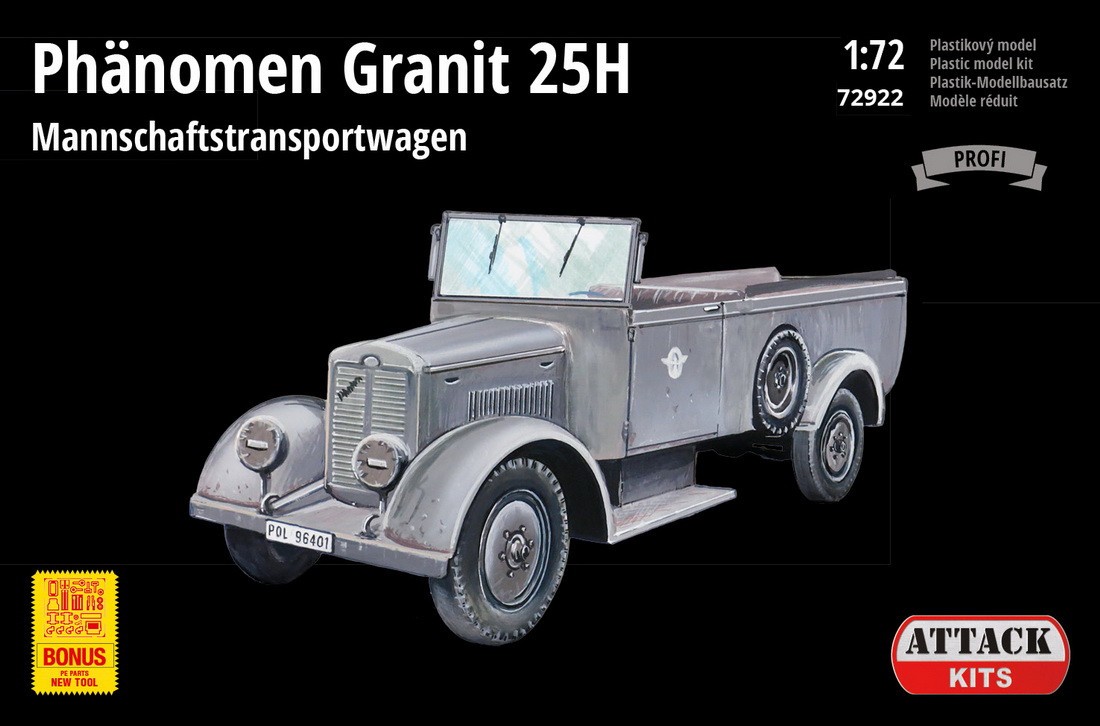 Maquette Attack Phänomen Granit 25H Mannschaftstransportwagen - Feldge