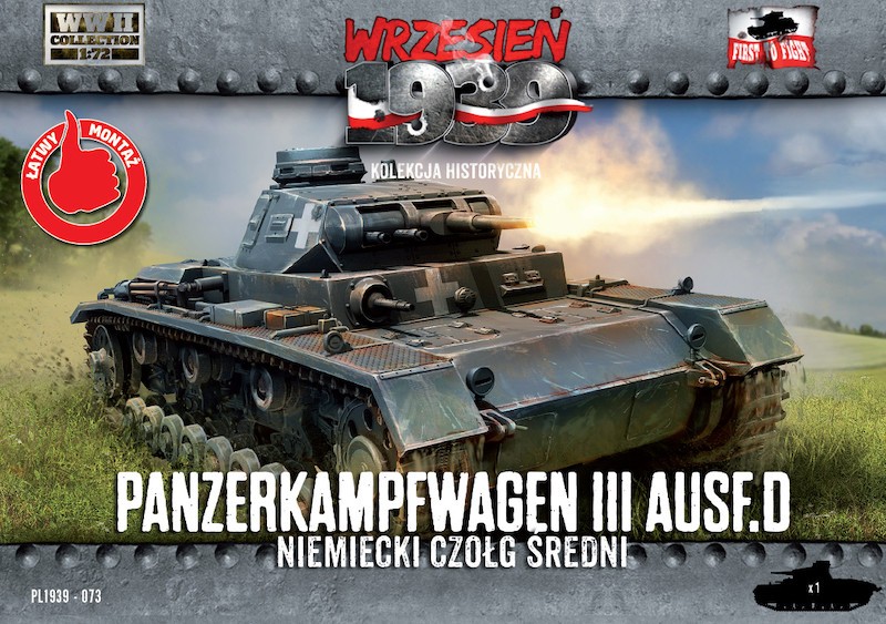 Maquette First To Fight Kits Pz.Kpfw.III Ausf.D-1/72 - Maquette milita