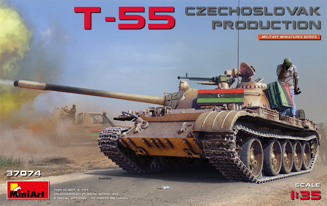 Maquette Mini Art PRODUCTION T-55 TCHÉCOSLOVAQUE soviétique- 1/35 - M