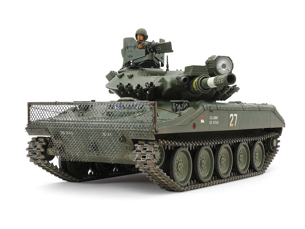 Maquette Tamiya US Airborne Tank M551 Sheridan (modèle d'affichage)- 1