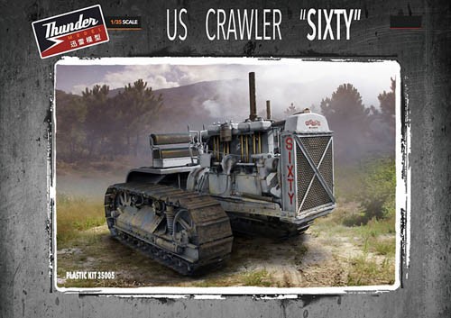 Maquette Thunder Models Tracteur Caterpillar US Crawler Sixty60cv- 1/3