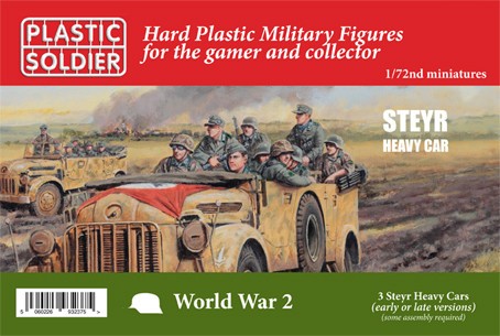 Maquette The Plastic Soldier Company Voiture lourde Steyr allemande. 3