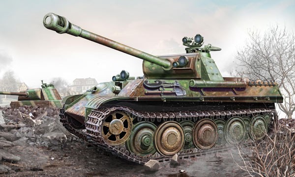 Maquette Dragon Panther Ausf G + Pantherturm- 1/35 - Maquette militai