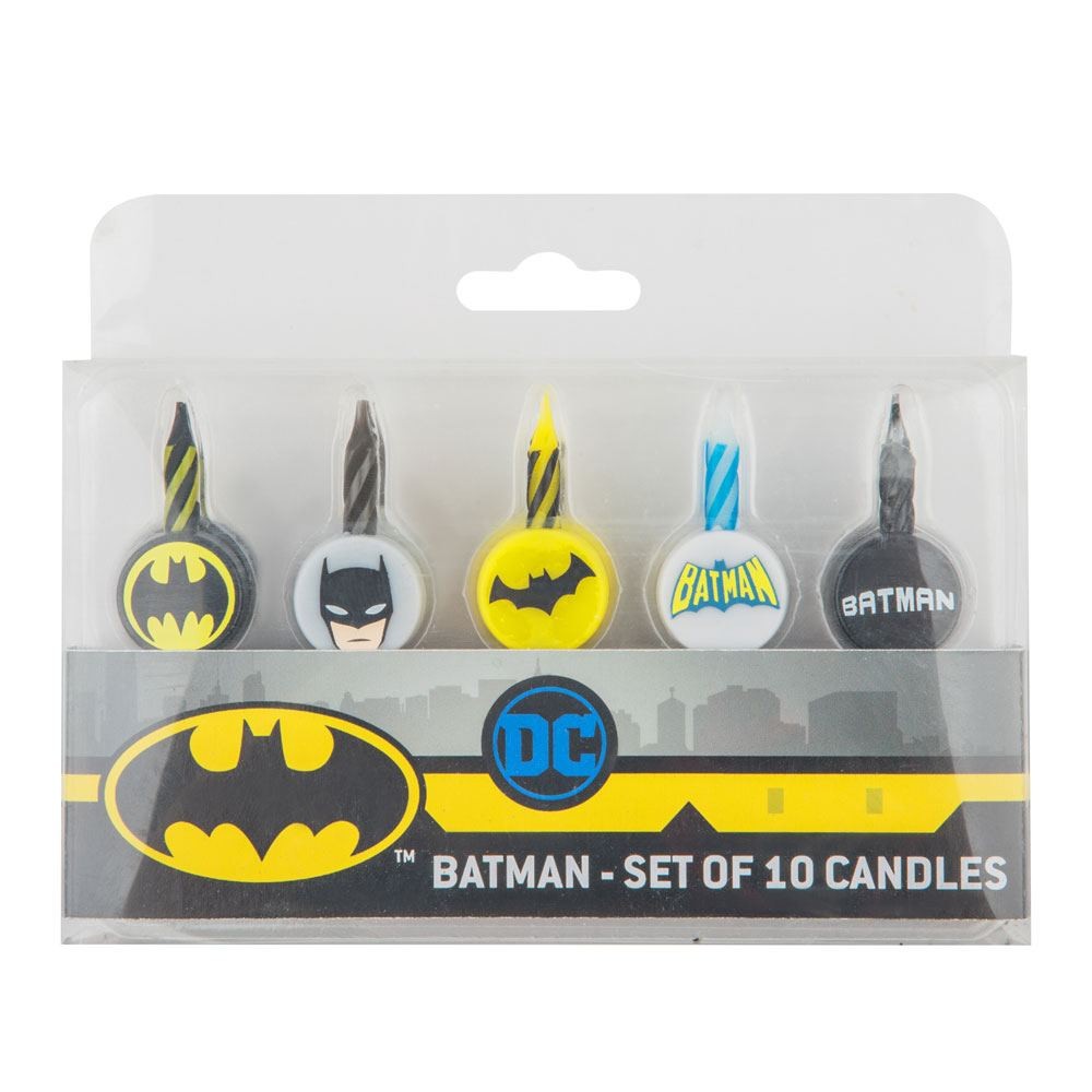  Cinereplicas DC Comics pack 10 bougies Batman- - Décorations