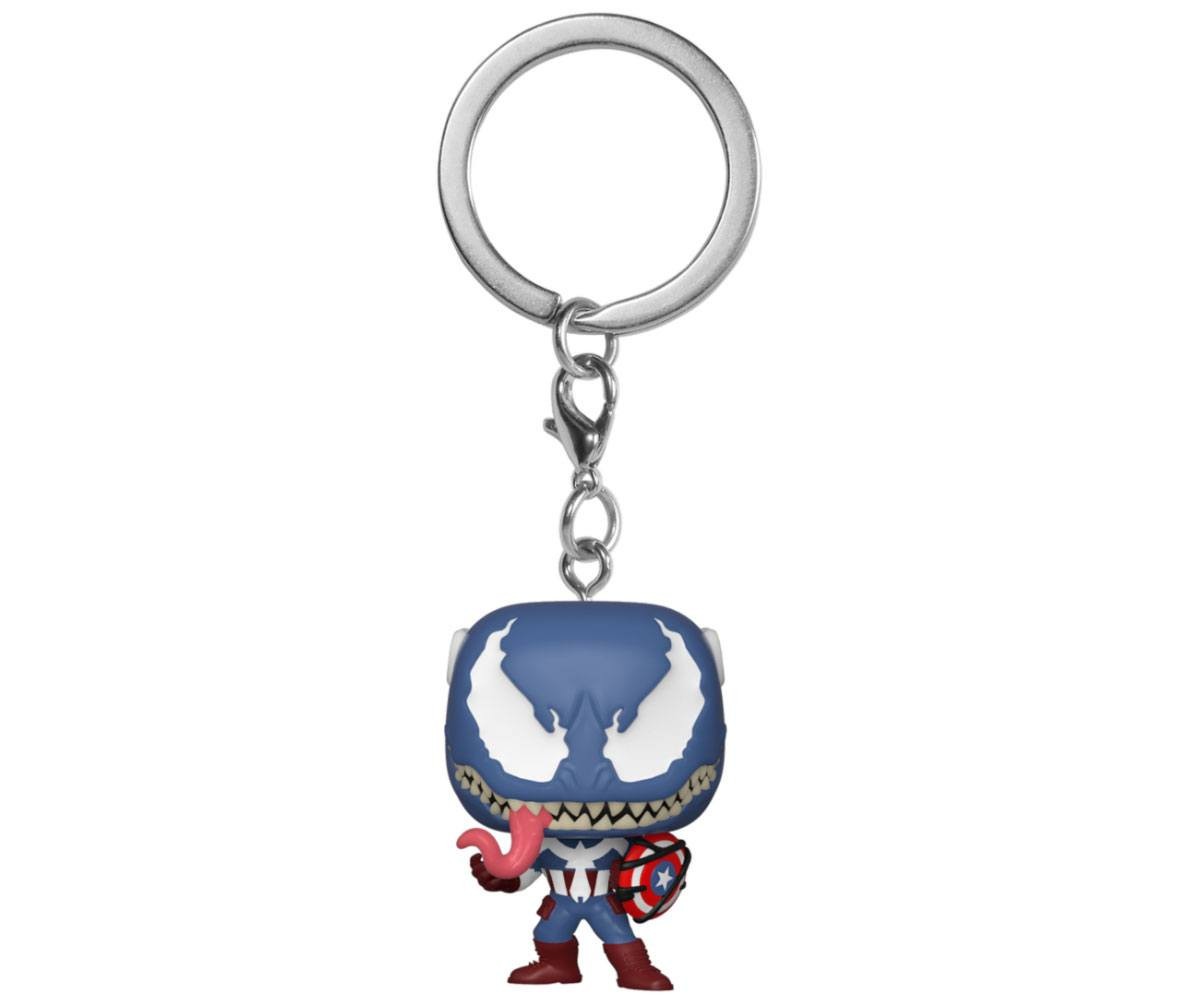  Funko Marvel Venom porte-clés Pocket POP! Vinyle Captain America 4 cm