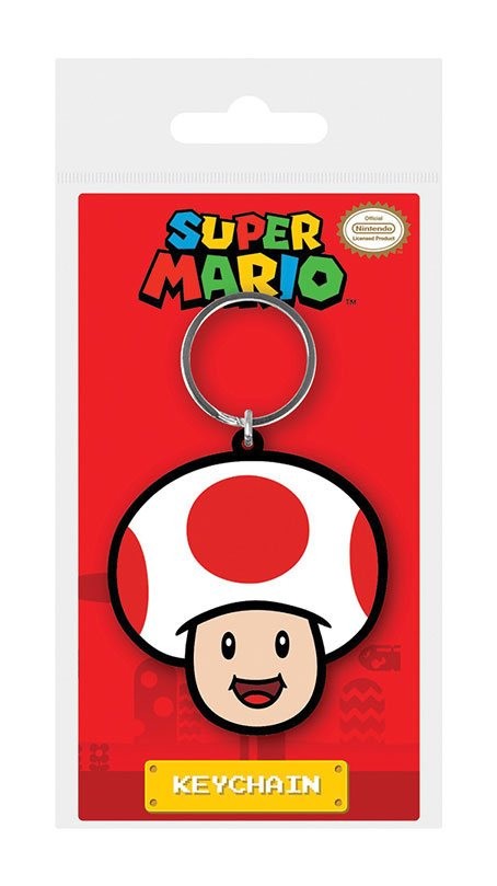  Pyramid International Super Mario porte-clés caoutchouc Crapaud 6 cm-