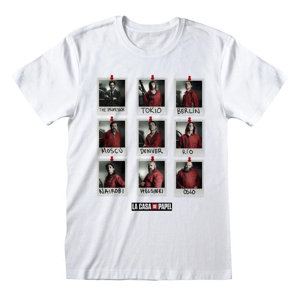  Heroes Inc La casa de papel T-Shirt Polaroid- - T-shirts