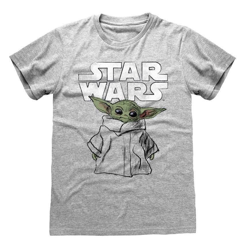  Heroes Inc Star Wars The Mandalorian T-Shirt Child Sketch- - T-shirts