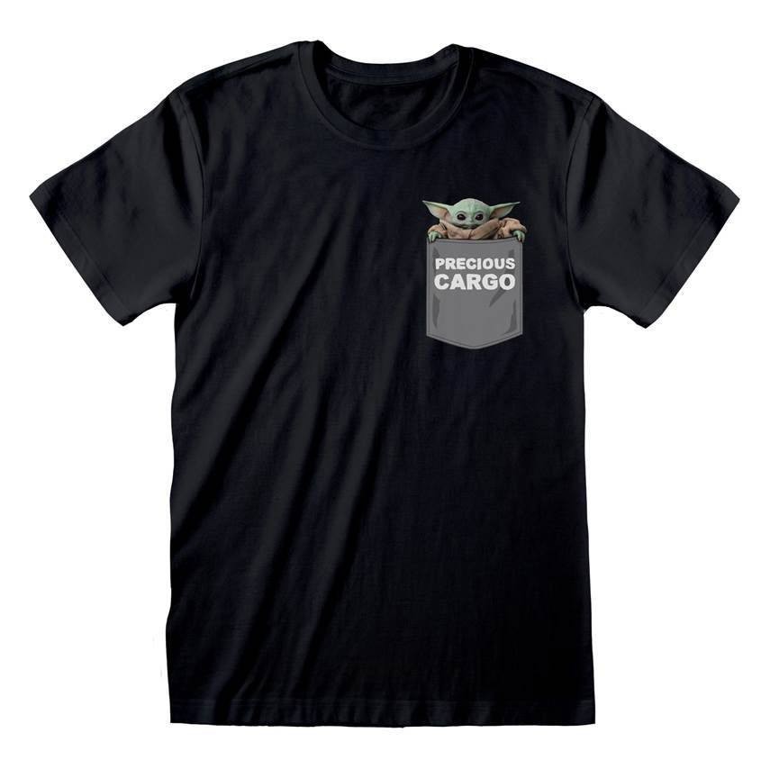  Heroes Inc Star Wars The Mandalorian T-Shirt Precious Cargo Pocket- -