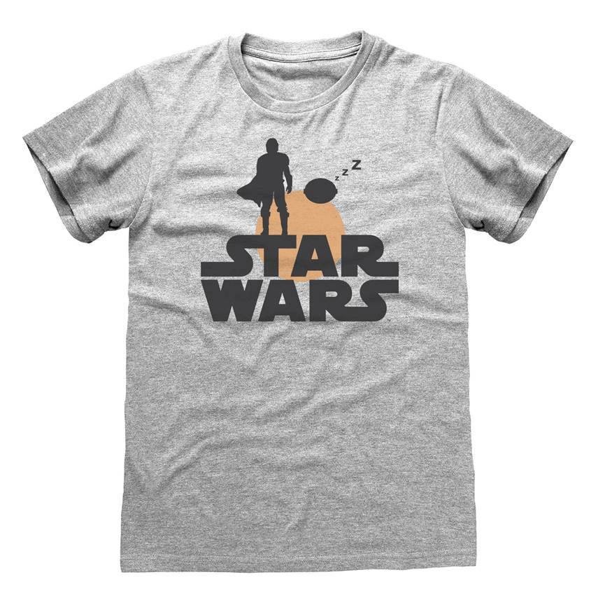  Heroes Inc Star Wars The Mandalorian T-Shirt Silhouette- - T-shirts