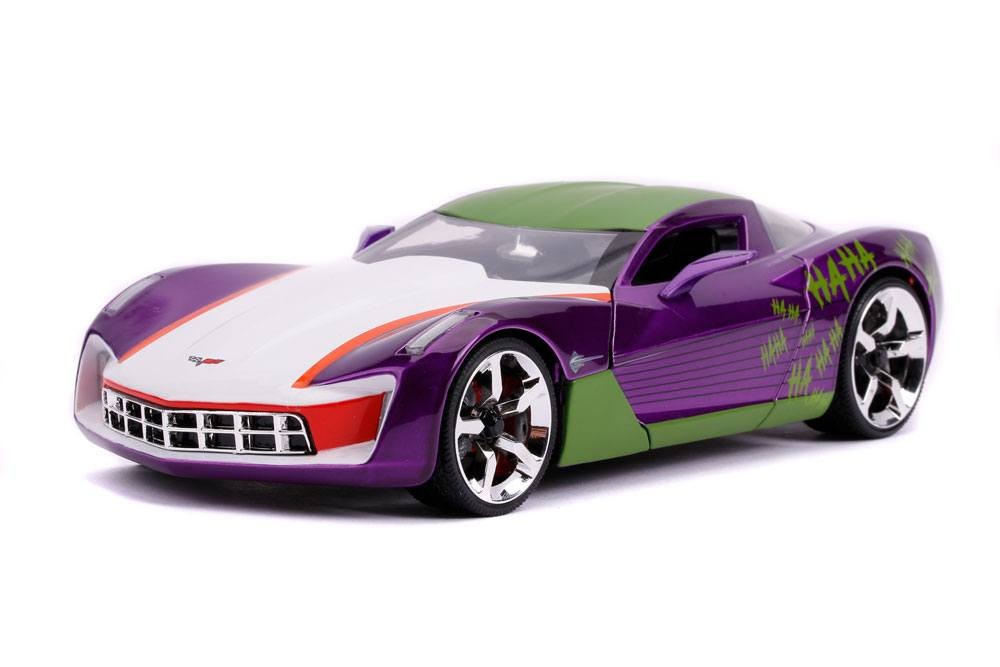  Jada Toys DC Comics 1/24 2009 Chevy Corvette Stingray métal- - Véhicu