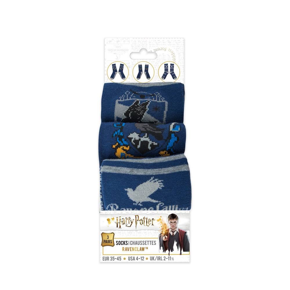 Cinereplicas Harry Potter pack 3 paires de chaussettes Serdaigle- - C