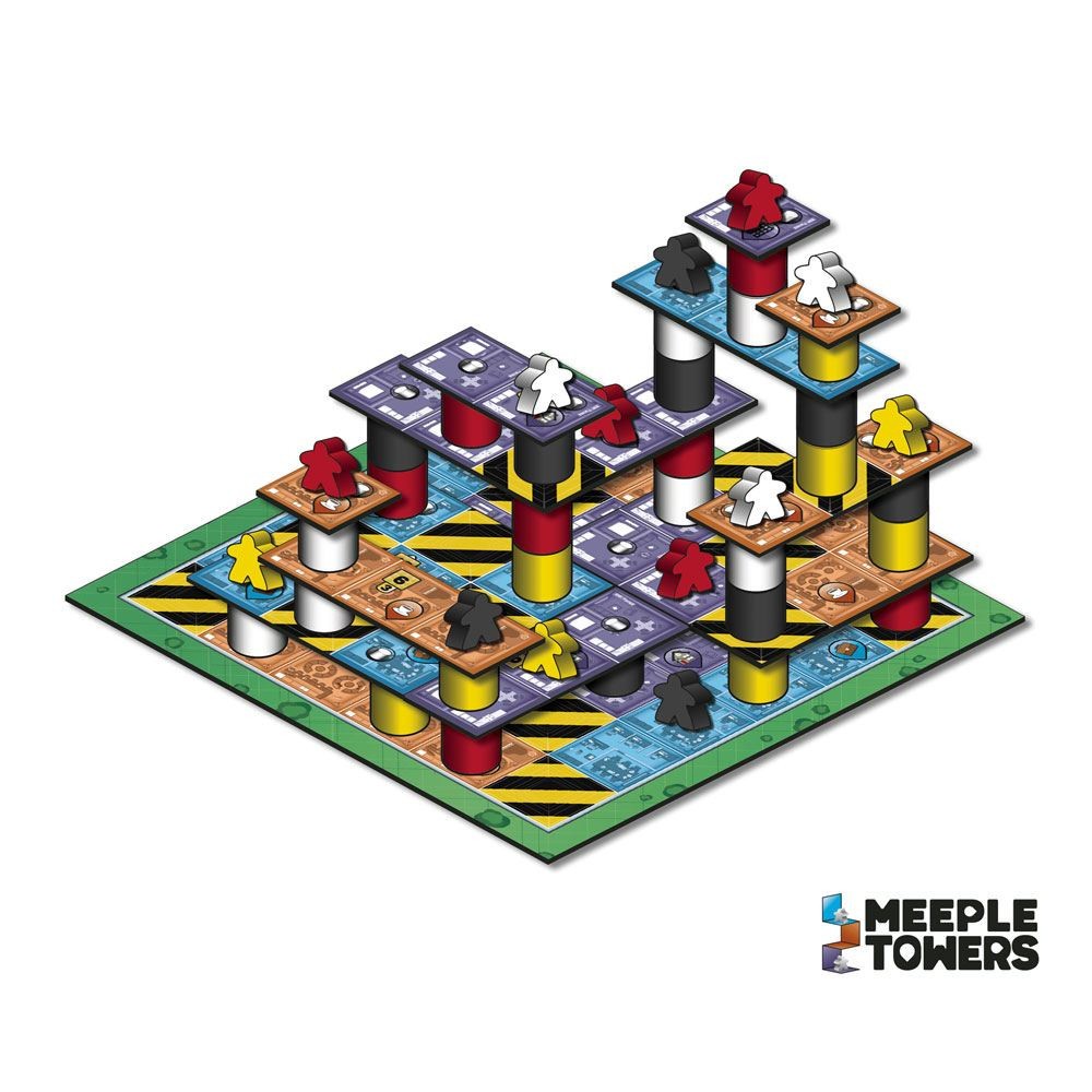  Wizkids Meeple Towers jeu de plateau * ANGLAIS *- - Jeux de plateau e