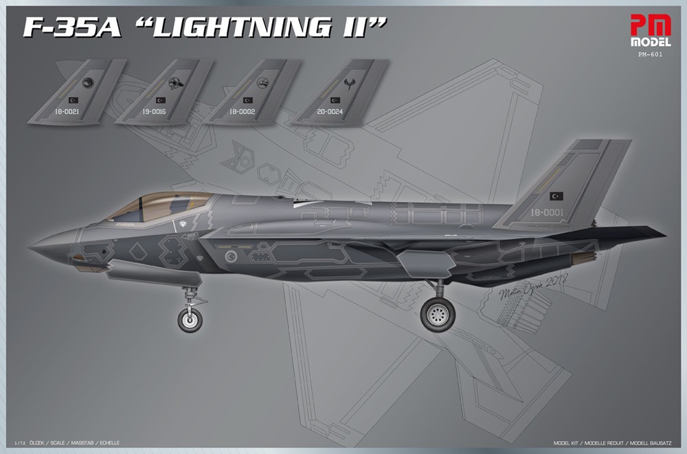 Maquette PM Model Lockheed-Martin F-35A Lightning II Turkish Air Force