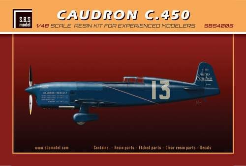 Maquette SBS Model Caudron C.450- 1/48 - Maquette d'avion