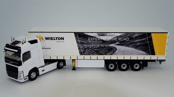  Eligor VOLVO FH 4 TAUTLINER WIELTON-1/43 - Miniature de camion
