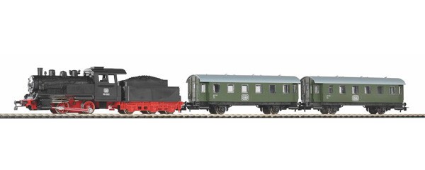  Piko Coffret vapeur Tender + 2 voit.-H0 - Trains miniatures : locomot