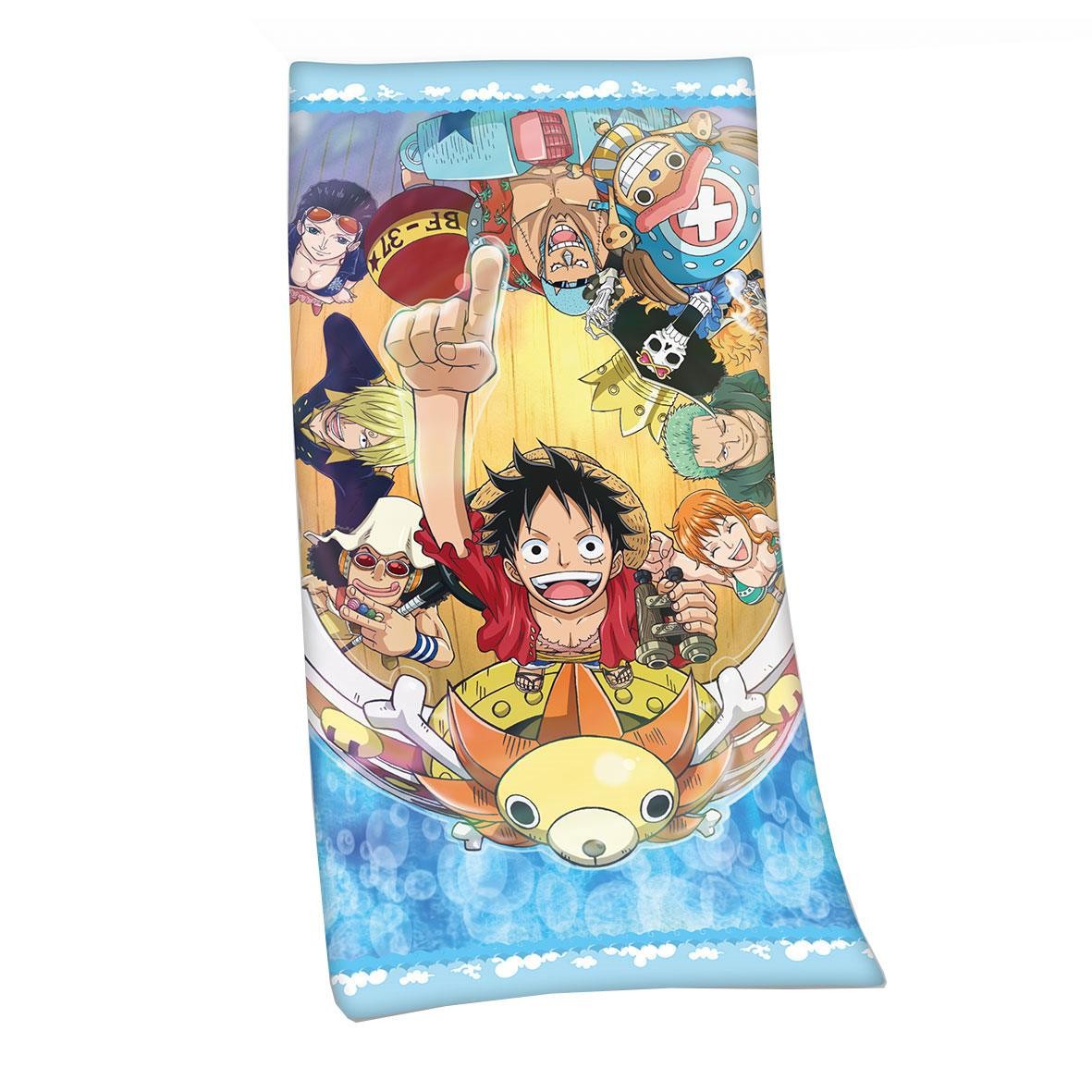  Herding One Piece serviette de bain Straw Hat Pirates 75 x 150 cm- - 