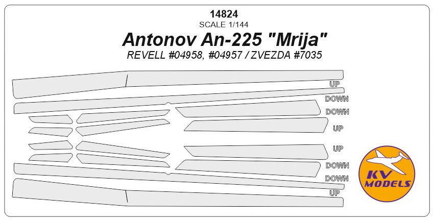 KV Models Antonov An-225 Mrija (conçu pour être utilisé avec les kits