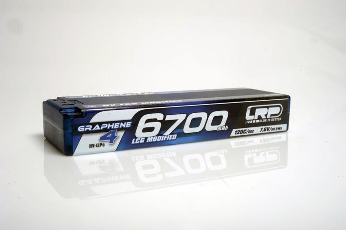  Lrp Batterie / Accu LIPO 7,6V 6700 HV LCG GRAPHENE 4 120C / 60C- - Ac