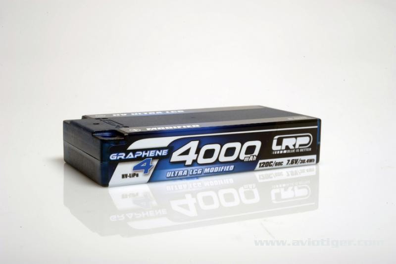 Lrp Batterie / Accu LIPO 7.6V 4000 HV ULTRA LCG GRAPHENE 4 120C / 60C