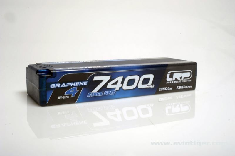  Lrp Batterie / Accu LIPO 7.6V 7400 HV GRAPHENE 4 135C / 65C- - Access