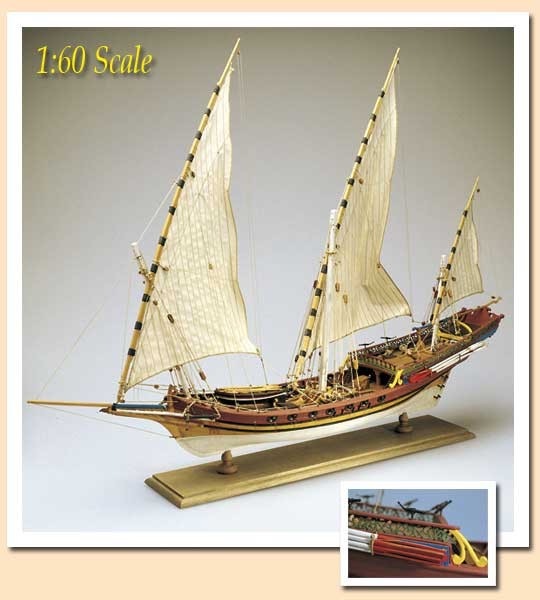 Maquette Amati CHEBEC 1:60- 1/60 - Maquette de bateau 