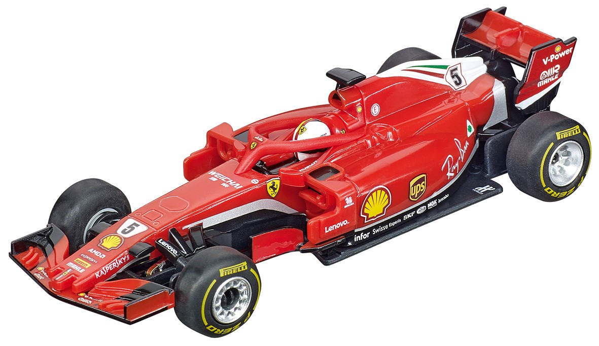  Carrera Ferrari SF71H S.Vettel, No.5-1/43 - Circuits de voitures : 