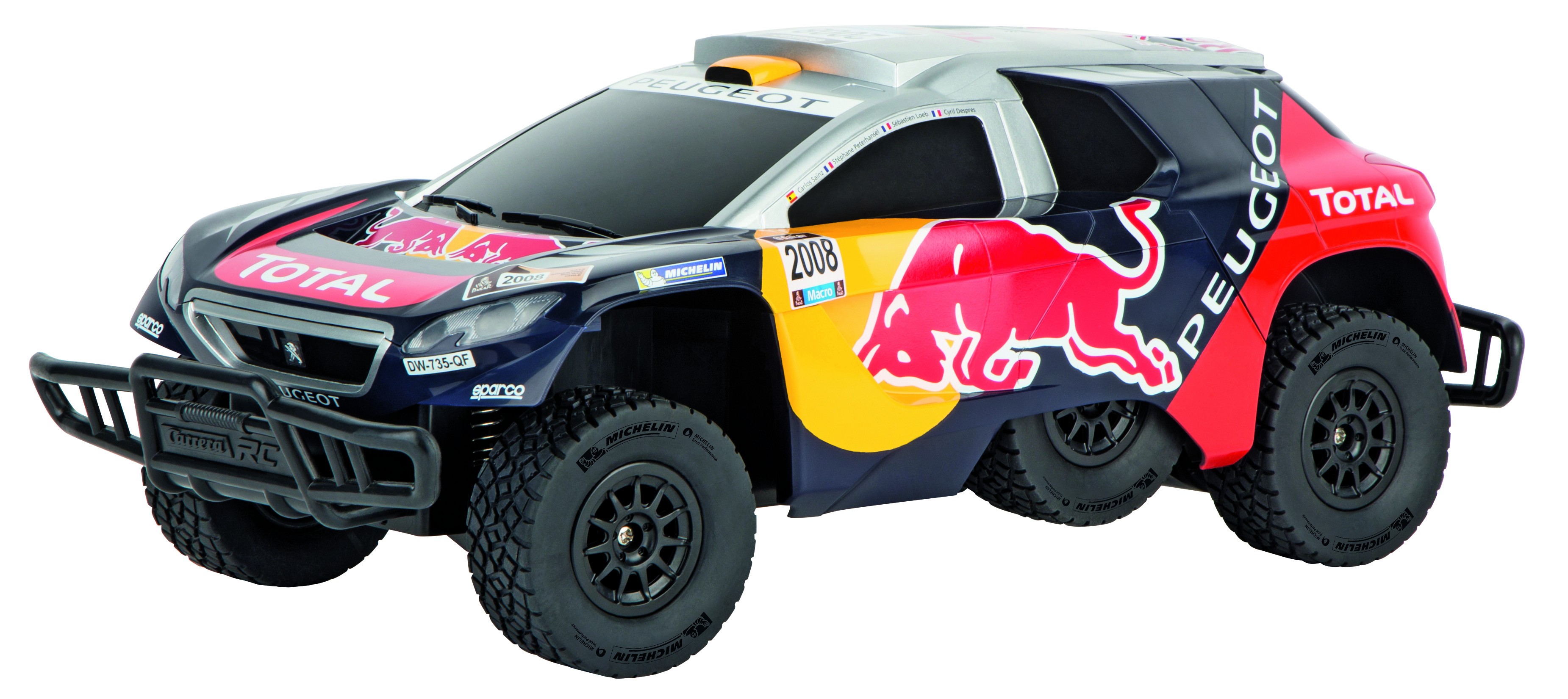 Buggy Carrera Peugeot 08 DKR 16 - Red Bull- 1/16 - Buggy rc