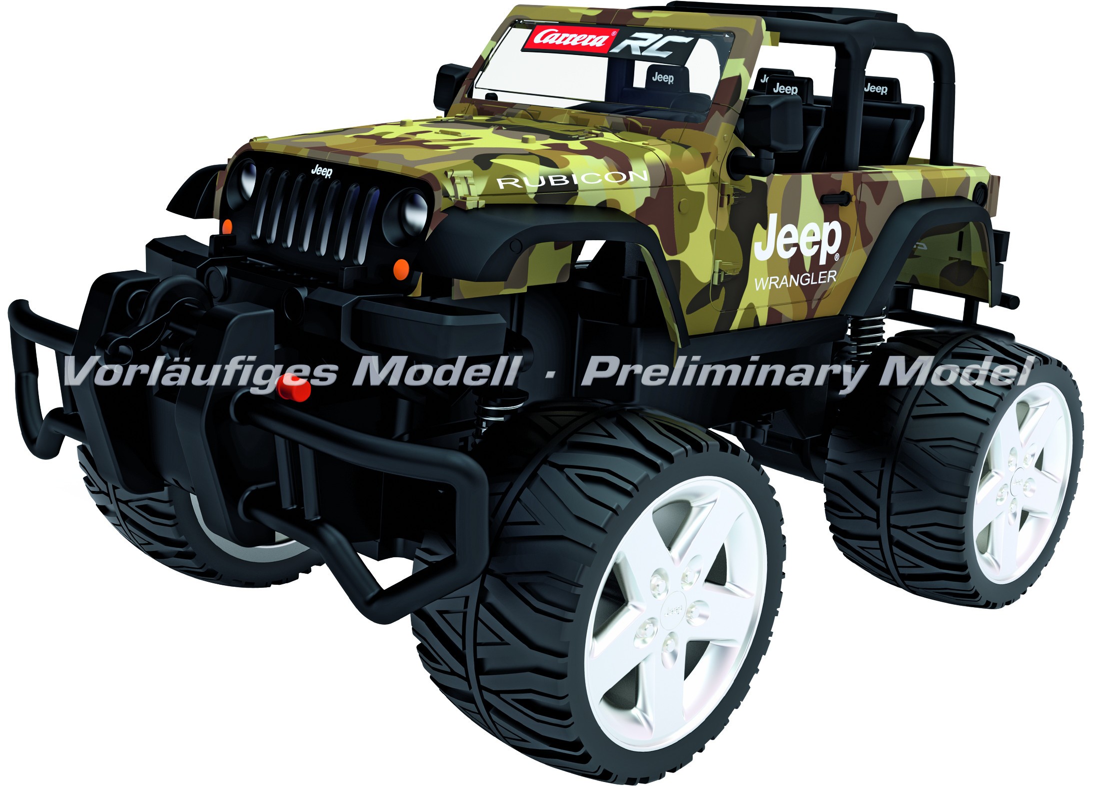 Buggy Carrera Jeep [R] Wrangler Rubicon, camouflage- 1/16 - Buggy rc