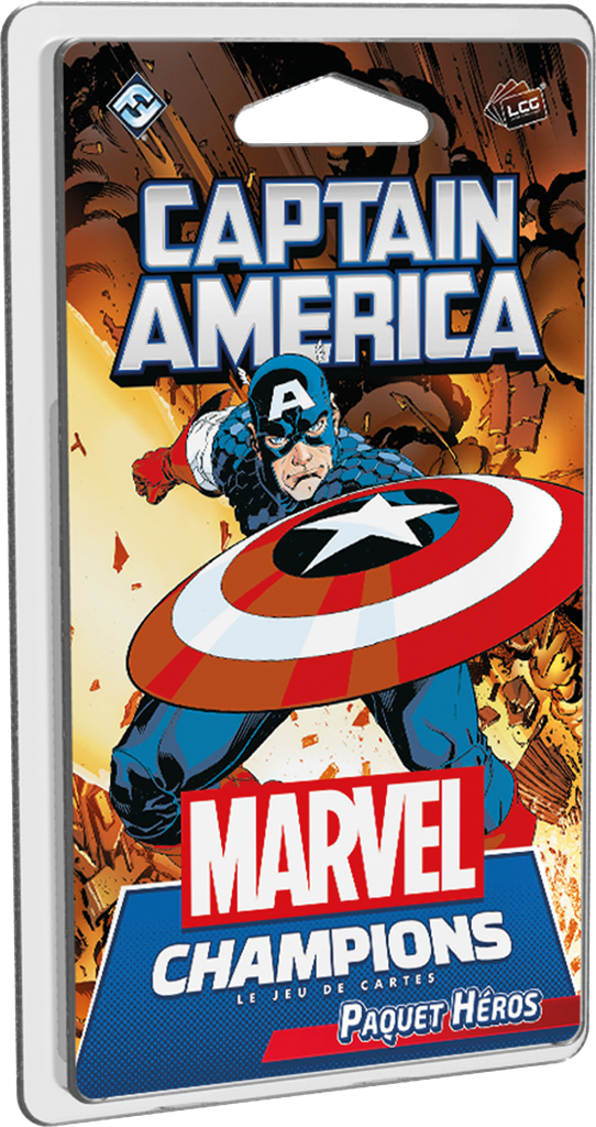  Fantasy Flight Games Marvel Champions : Captain America (Héros)- - 