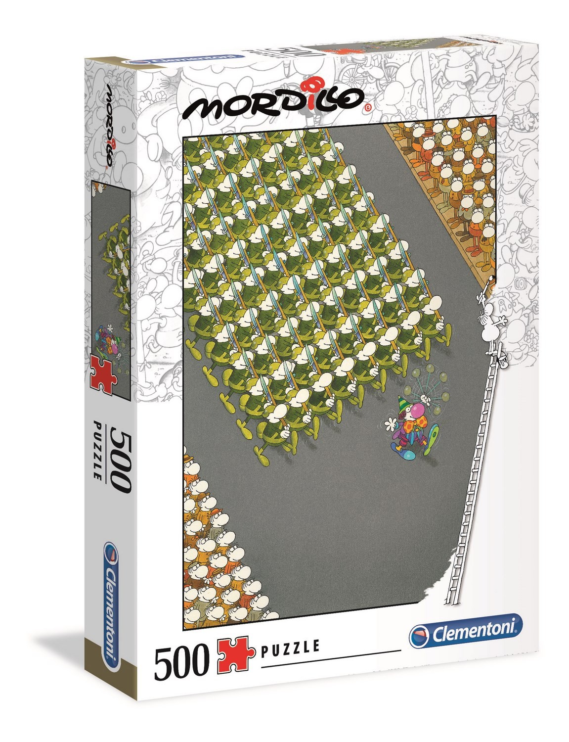 Clementoni Puzzle Mordillo 500 pièces - The March- - Puzzle
