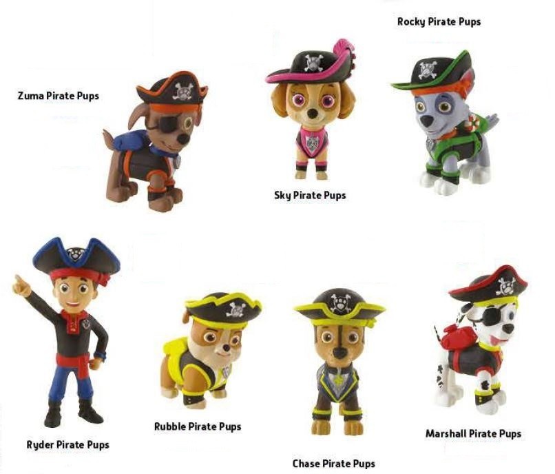 Figurines Comansi Paw Patrol Pirate Pups: Paw Patrol Pirate Pups - CDU