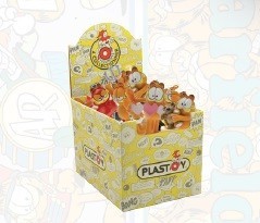  Plastoy Garfield: Présentoir avec 25 figurines Garfield Asst.- - Figu