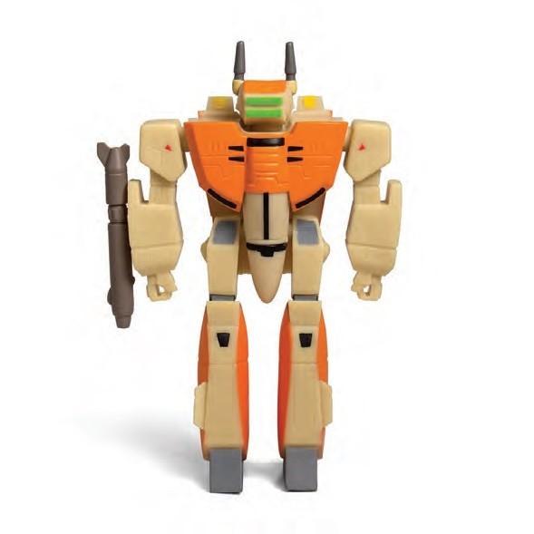 Figurine articulée Super7 Robotech: VF-1D - Figurine ReAction de 3,75 