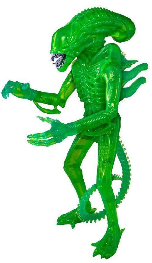 Figurine articulée Super7 Extraterrestres: Xenomorph Acid Blood Green 