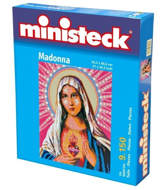  Ministeck Puzzle Ministeck: Madonna- - Puzzle
