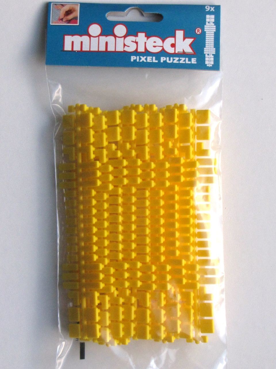  Ministeck Puzzle Ministeck: 9 kleurstrips à doosje (geel)- - Puzzle