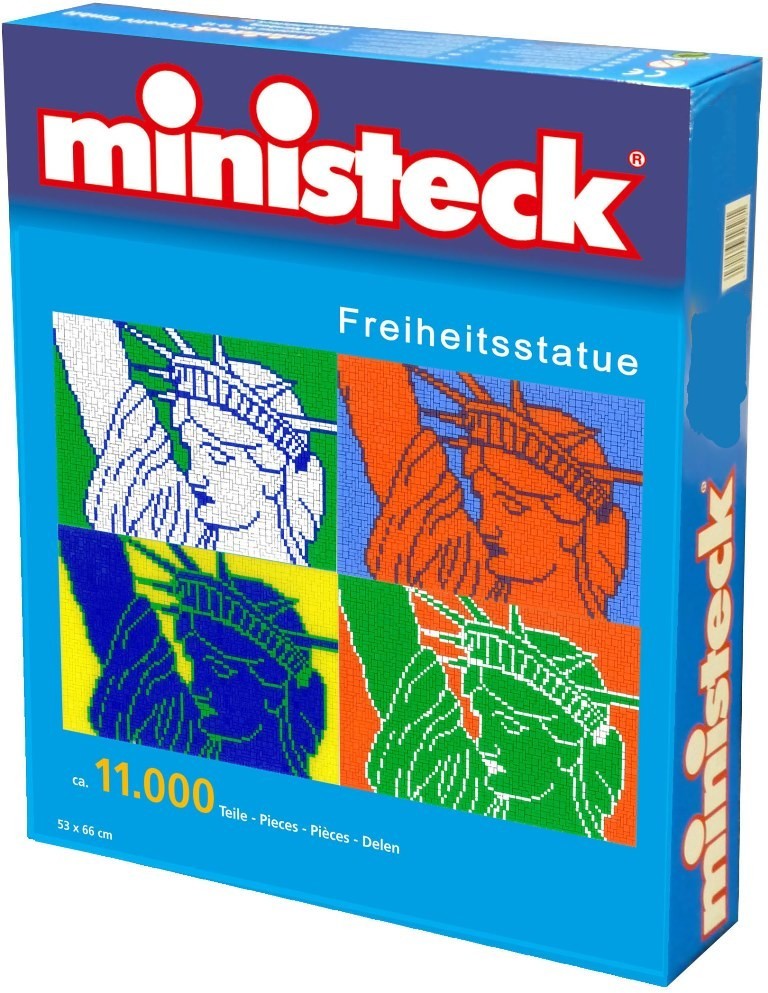  Ministeck Puzzle Ministeck: Vrijheidsbeeld 8600 delen- - Puzzle