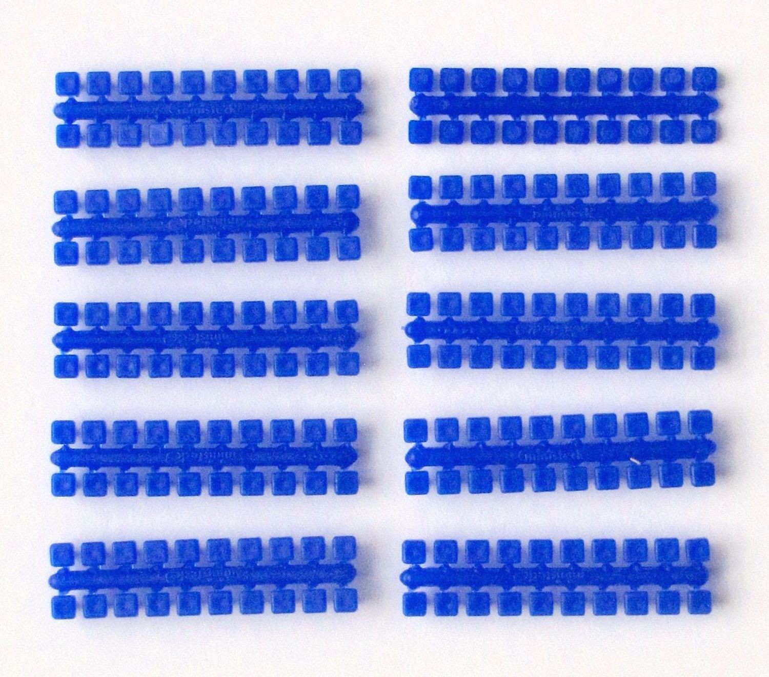  Ministeck Puzzle Ministeck: 10x 1 bandes kleuren punt (donkerblauw)- 