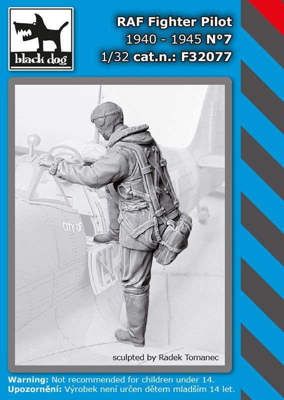 Figurines Black Dog Pilote de chasse RAF 1940-45 N ° 7 montant dans le