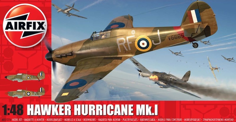 Maquette Airfix Hawker Hurricane Mk.I- 1/48 - Maquette d'avion