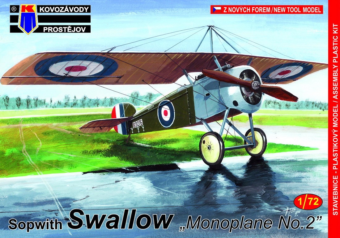Maquette Kovozavody Prostejov Nouveau moule Sopwith Swallow 'Monoplane