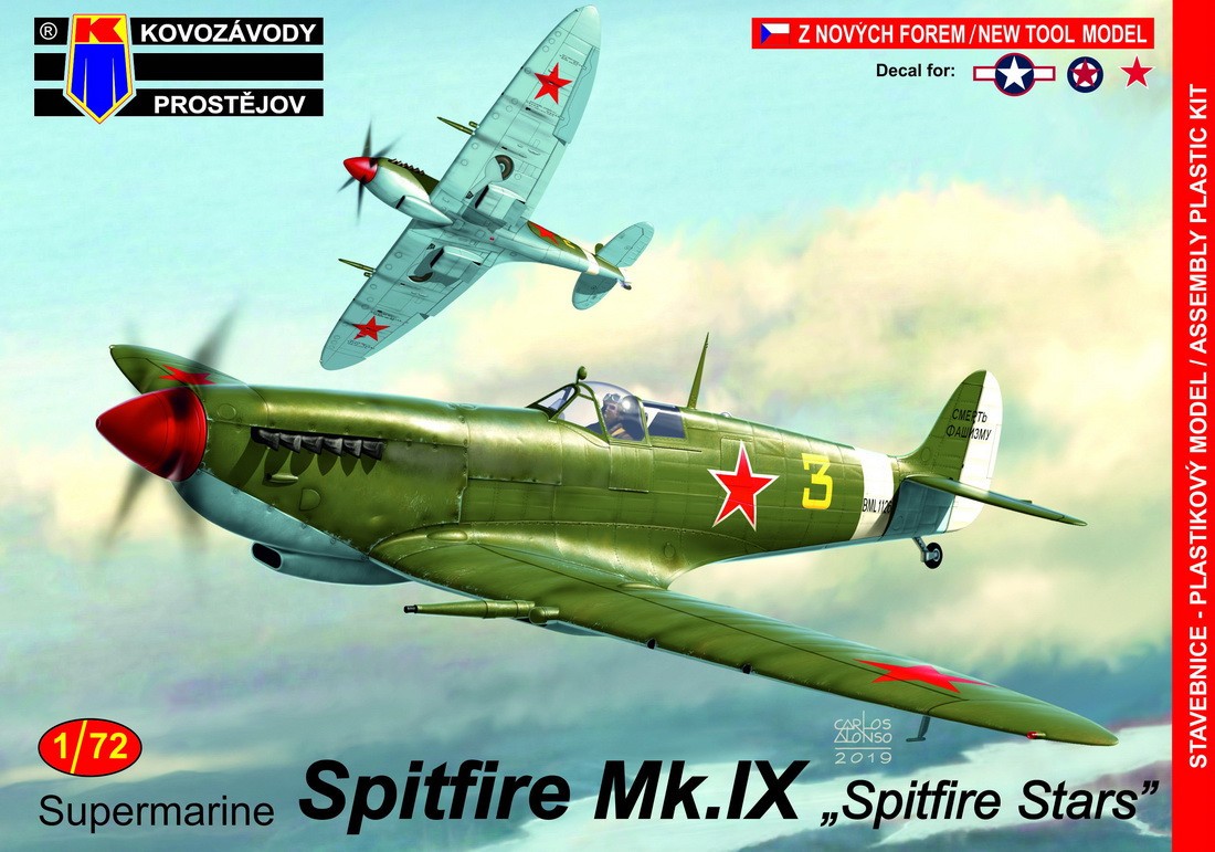 Maquette Kovozavody Prostejov Supermarine Spitfire Mk.IX «Spitfire Sta