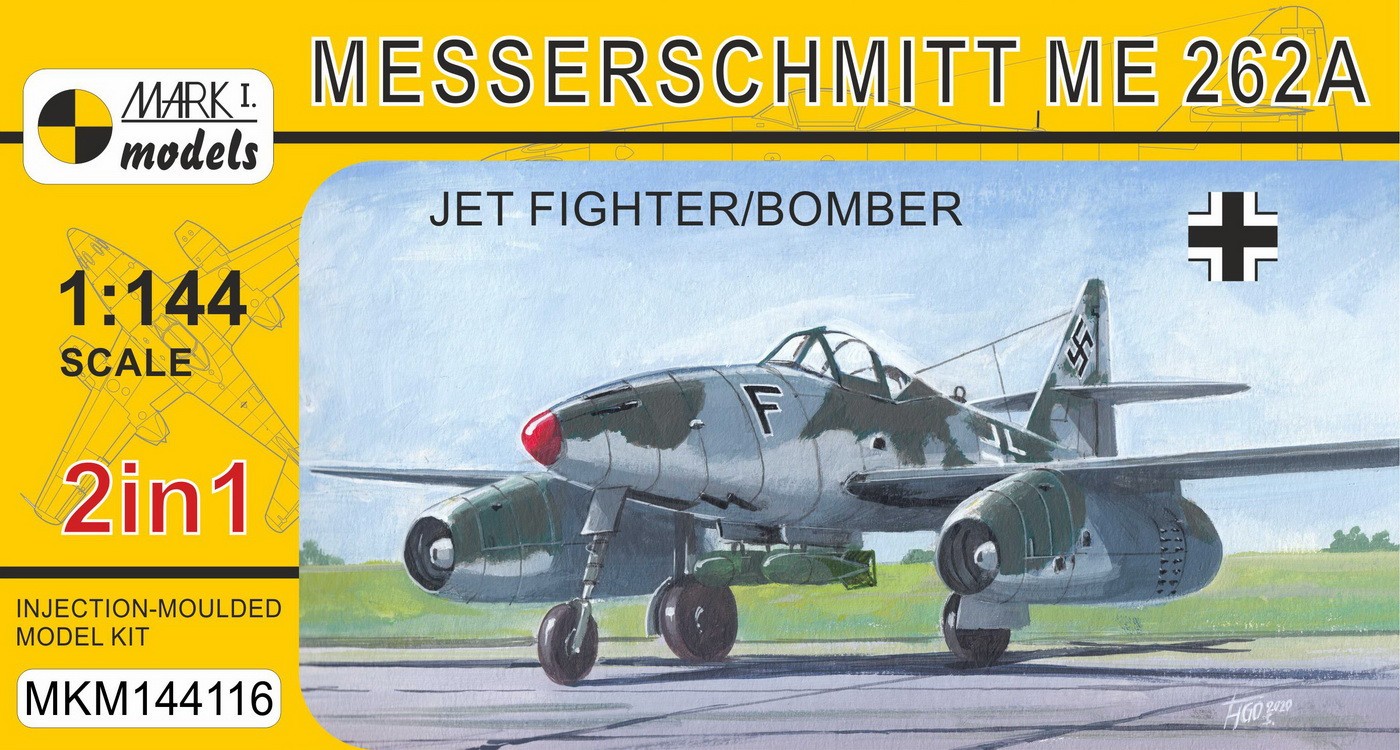 Maquette MARK I Models Messerschmitt Me-262A-1 'Jet Fighter / Bomber' 